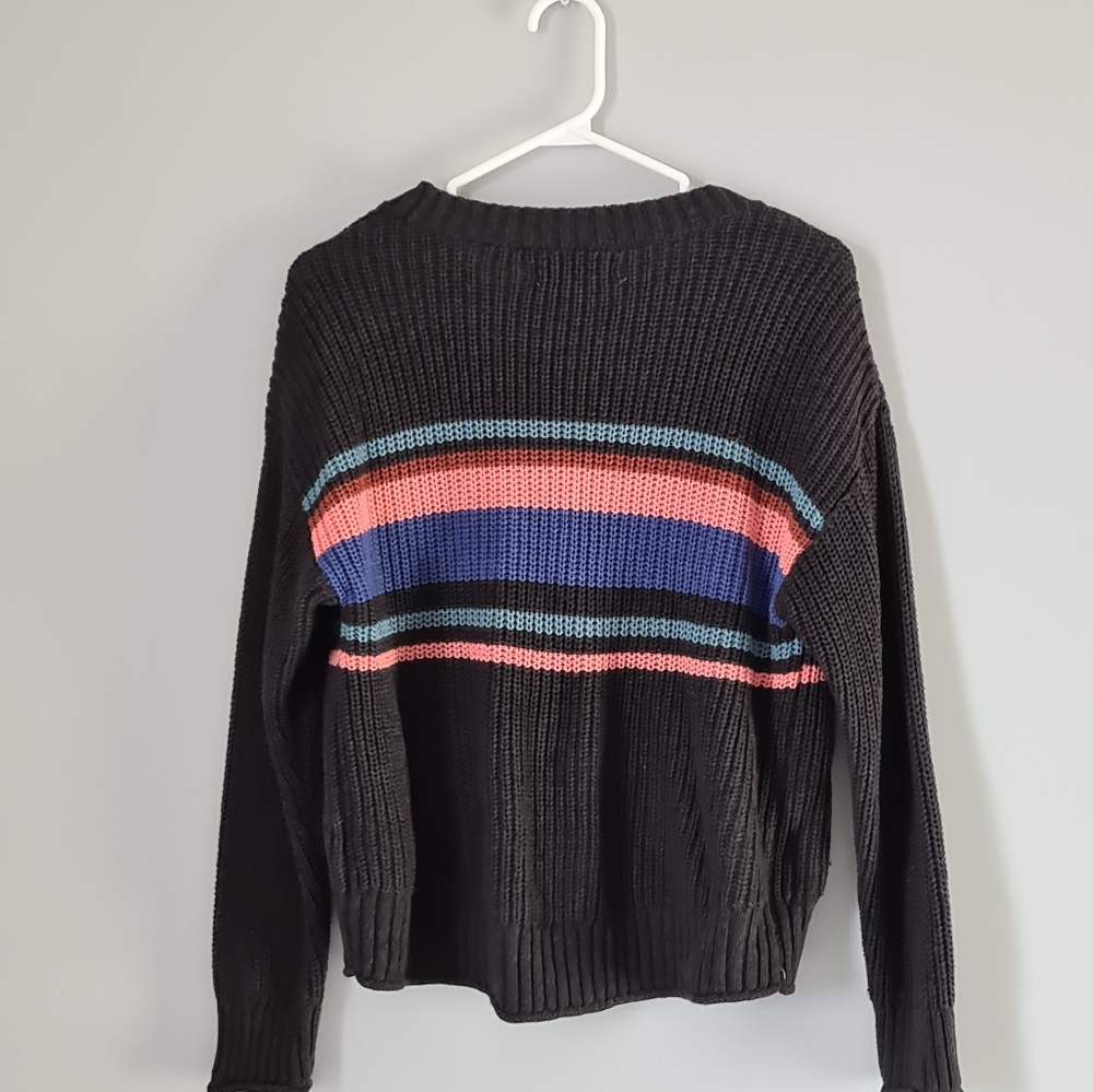 Stripped knit sweater